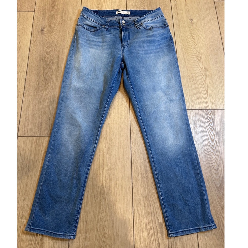 Levis 529 Curvy Skinny Leg Jeans Womens W31 L32 Medium Wash Blue Denim
